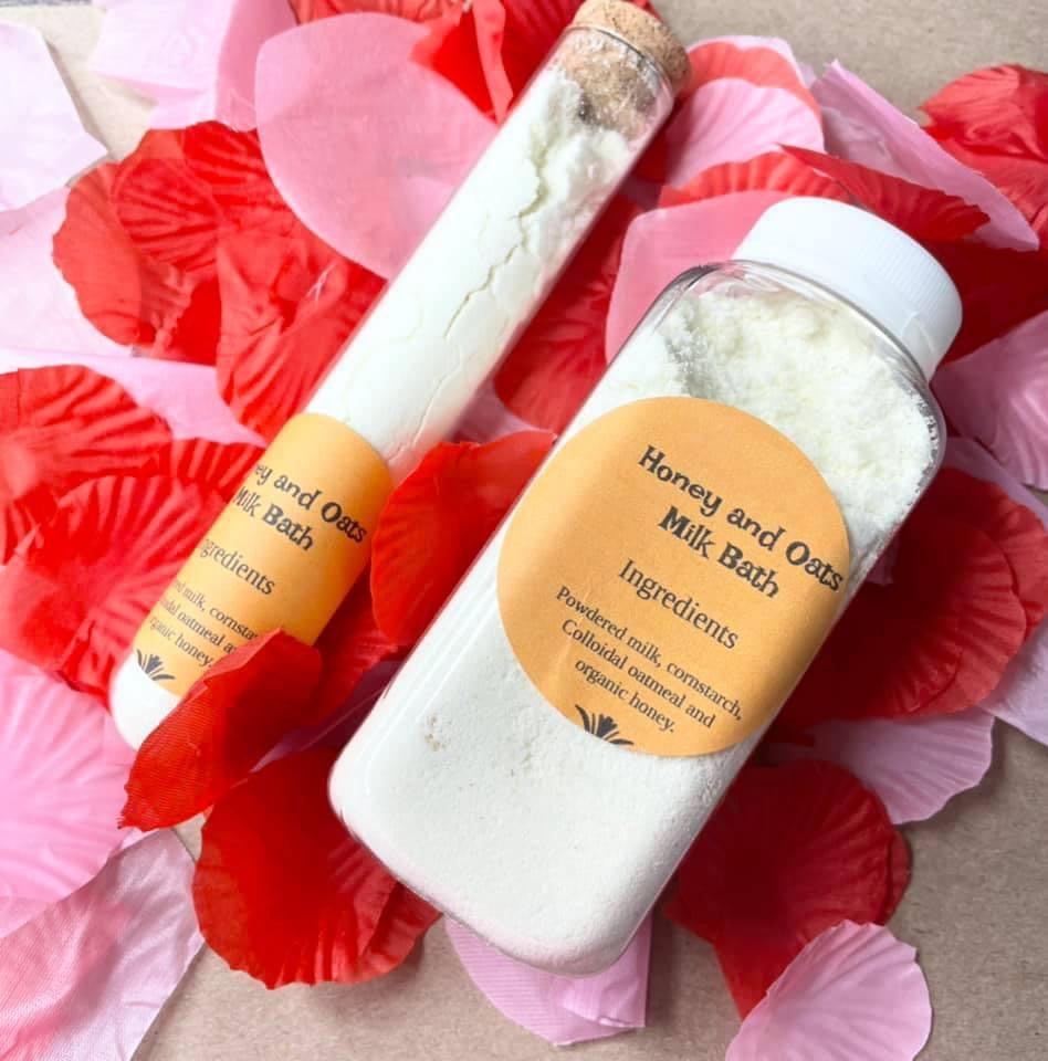 Honey and Oats Milk Bath