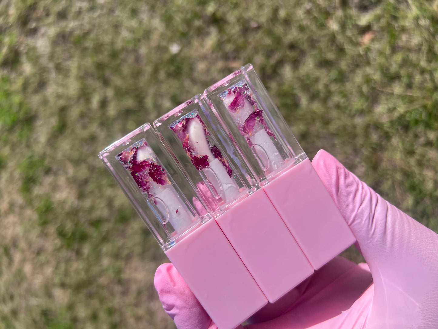 Glitter Rose Lip Oil