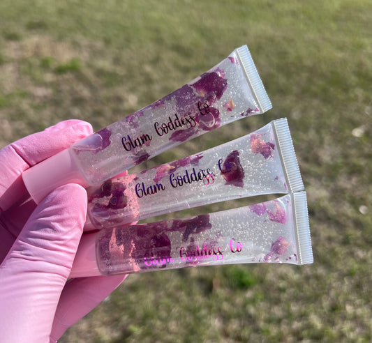 Glitter Rose Gloss